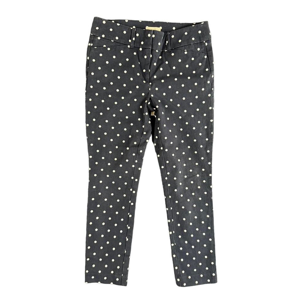 Ann Taylor LOFT Outlet 2 Modern Skinny Ankle Pants Polka Dot